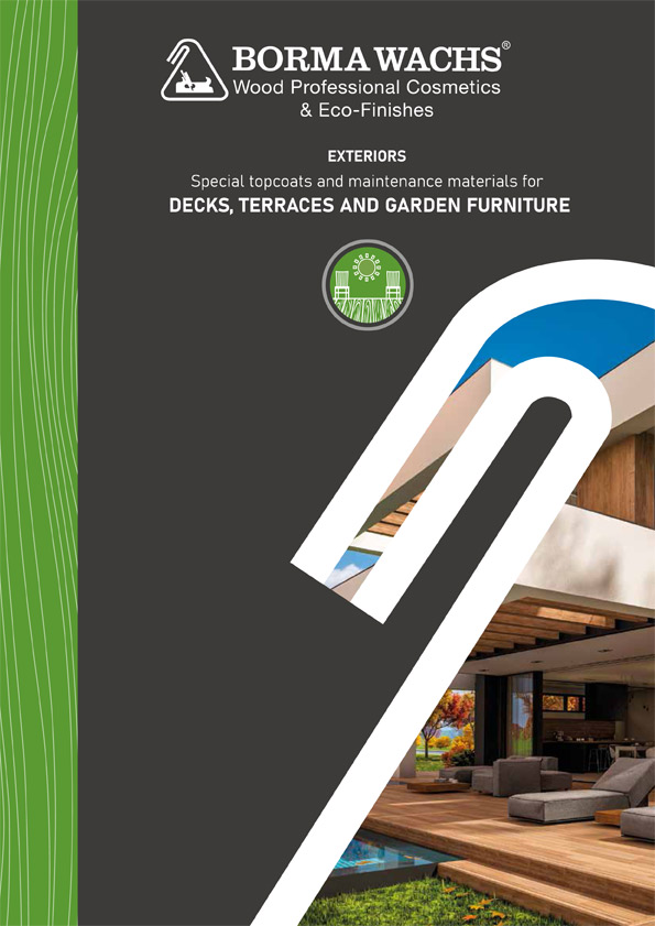 SPECIAL CATALOGUE FOR DECKS, TERRACES AND GARDEN FURNITURE